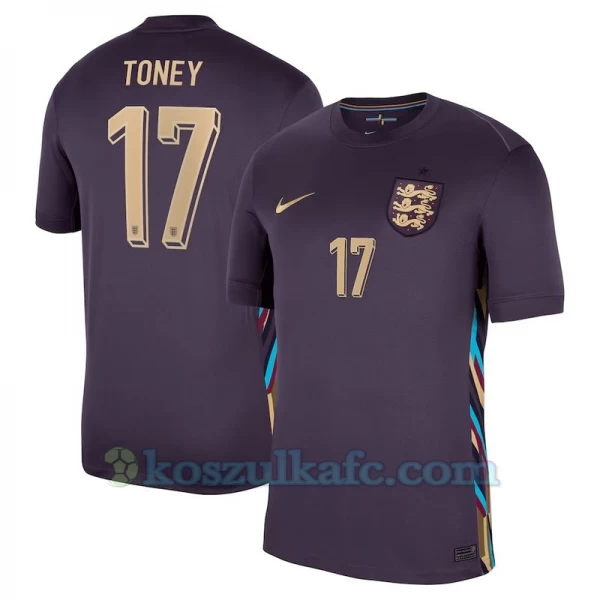 Koszulka Piłkarska Toney #17 Anglia Mistrzostwa Europy 2024 Wyjazdowa Męska