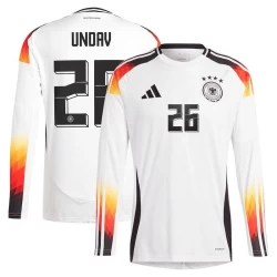 Koszulka Piłkarska Undav #26 Niemcy Mistrzostwa Europy 2024 Domowa Męska Długi Rękaw