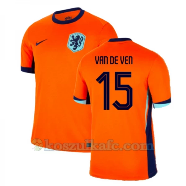 Koszulka Piłkarska Van De Ven #15 Holandia Mistrzostwa Europy 2024 Domowa Męska