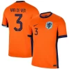 Koszulka Piłkarska Van De Ven #3 Holandia Mistrzostwa Europy 2024 Domowa Męska
