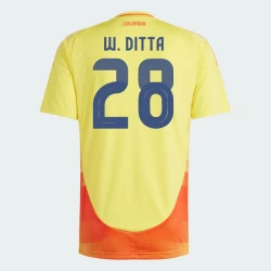 Koszulka Piłkarska W. Ditta #28 Kolumbia Copa America 2024 Domowa Męska