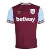 Koszulka Piłkarska West Ham United L.Paqueta #10 2024-25 Domowa Męska