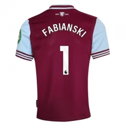 Koszulka Piłkarska West Ham United Fabianski #1 2024-25 Domowa Męska