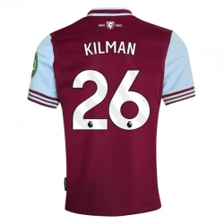 Koszulka Piłkarska West Ham United Kilman #26 2024-25 Domowa Męska