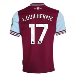 Koszulka Piłkarska West Ham United L. Guilherme #17 2024-25 Domowa Męska