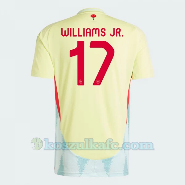 Koszulka Piłkarska Williams Jr. #17 Hiszpania Mistrzostwa Europy 2024 Wyjazdowa Męska