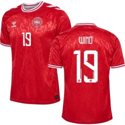 Koszulka Piłkarska Wind #19 Dania Mistrzostwa Europy 2024 Domowa Męska
