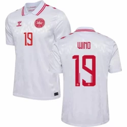 Koszulka Piłkarska Wind #19 Dania Mistrzostwa Europy 2024 Wyjazdowa Męska