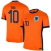 Koszulka Piłkarska Xavi #10 Holandia Mistrzostwa Europy 2024 Domowa Męska