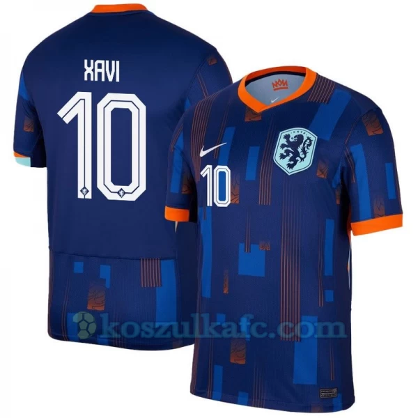 Koszulka Piłkarska Xavi #10 Holandia Mistrzostwa Europy 2024 Wyjazdowa Męska