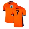 Koszulka Piłkarska Xavi #7 Holandia Mistrzostwa Europy 2024 Domowa Męska
