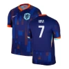 Koszulka Piłkarska Xavi #7 Holandia Mistrzostwa Europy 2024 Wyjazdowa Męska