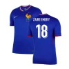 Koszulka Piłkarska Zaire-emery #18 Francja Mistrzostwa Europy 2024 Domowa Męska