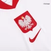 Dzieci Strój Piłkarski Koszulka + Spodenki Polska Mistrzostwa Europy 2024 Domowa