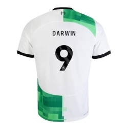 Liverpool FC Koszulka Piłkarska 2023-24 Darwin #9 Wyjazdowa Męska