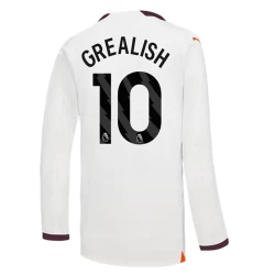 Manchester City Koszulka Piłkarska 2023-24 Jack Grealish #10 Wyjazdowa Męska Długi Rękaw