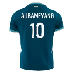 Olympique Marsylia Koszulka Piłkarska 2024-25 Pierre-Emerick Aubameyang #10 Wyjazdowa Męska