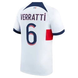 Paris Saint-Germain PSG Koszulka Piłkarska 2023-24 Marco Verratti #6 Wyjazdowa Męska