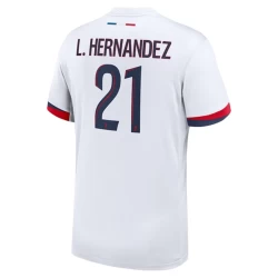 Paris Saint-Germain PSG Koszulka Piłkarska 2024-25 L.Hernandez #21 Wyjazdowa Męska