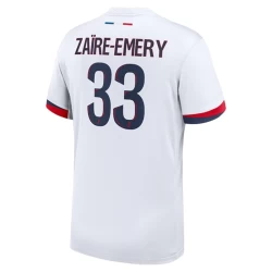 Paris Saint-Germain PSG Koszulka Piłkarska 2024-25 Zaire-Emery #33 Wyjazdowa Męska