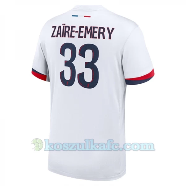 Paris Saint-Germain PSG Koszulka Piłkarska 2024-25 Zaire-Emery #33 Wyjazdowa Męska