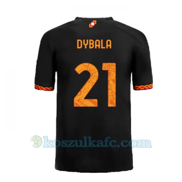 Paulo Dybala #21 Koszulki Piłkarskie AS Roma 2023-24 Alternatywna Męska