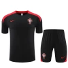 Portugalia Komplet Koszulka Treningowa 2024-25 Czarny