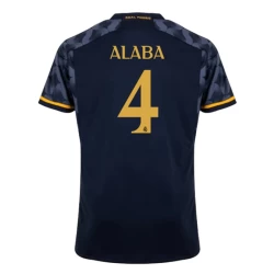 Real Madryt Koszulka Piłkarska 2023-24 David Alaba #4 Wyjazdowa Męska