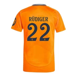 Real Madryt Koszulka Piłkarska 2024-25 HP Antonio Rudiger #22 Wyjazdowa Męska