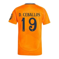 Real Madryt Koszulka Piłkarska 2024-25 HP D. Ceballos #19 Wyjazdowa Męska