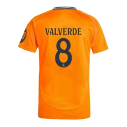Real Madryt Koszulka Piłkarska 2024-25 HP Federico Valverde #8 Wyjazdowa Męska