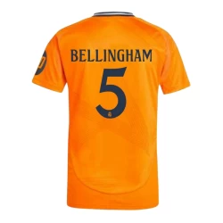 Real Madryt Koszulka Piłkarska 2024-25 HP Jude Bellingham #5 Wyjazdowa Męska
