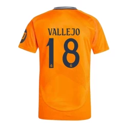 Real Madryt Koszulka Piłkarska 2024-25 HP Vallejo #18 Wyjazdowa Męska