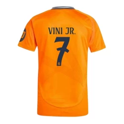 Real Madryt Koszulka Piłkarska 2024-25 HP Vinicius Junior #7 Wyjazdowa Męska