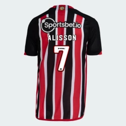 São Paulo FC Koszulka Piłkarska 2023-24 Alisson #7 Wyjazdowa Męska