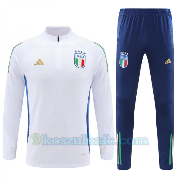 Włochy Komplet Bluza Treningowa 2024-25 Biały