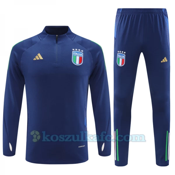 Włochy Komplet Bluza Treningowa 2024-25 Niebieski