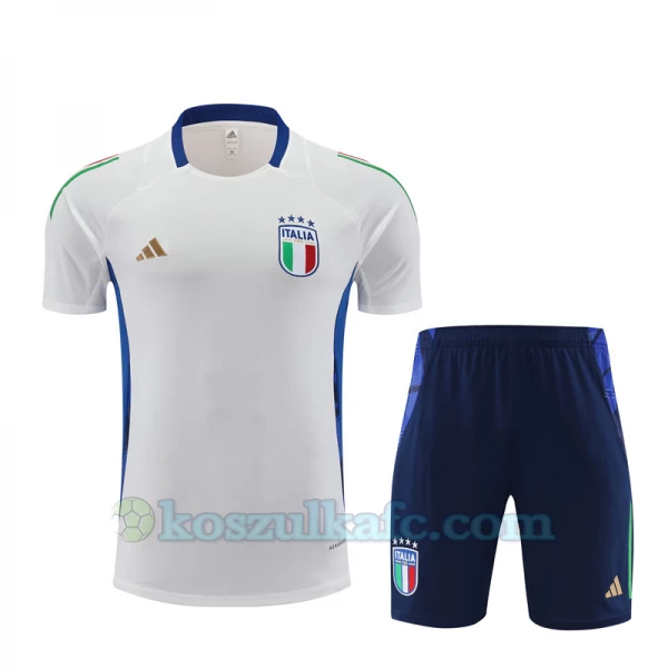 Włochy Komplet Koszulka Treningowa 2024-25 Biały